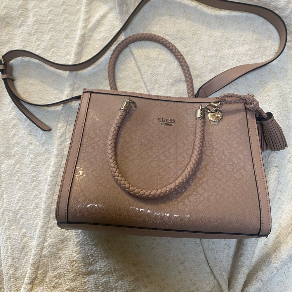 GUESS Medium Pink Tote Purse